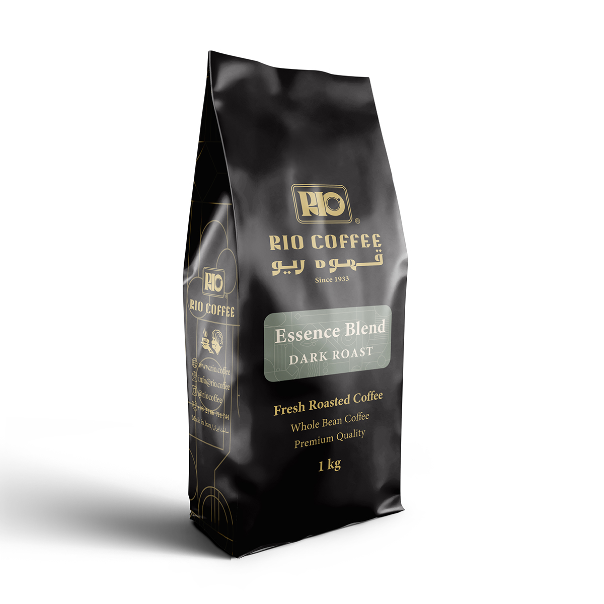 قهوه ایسنس بلند دارک 20% عربیکا - 1 کیلویی