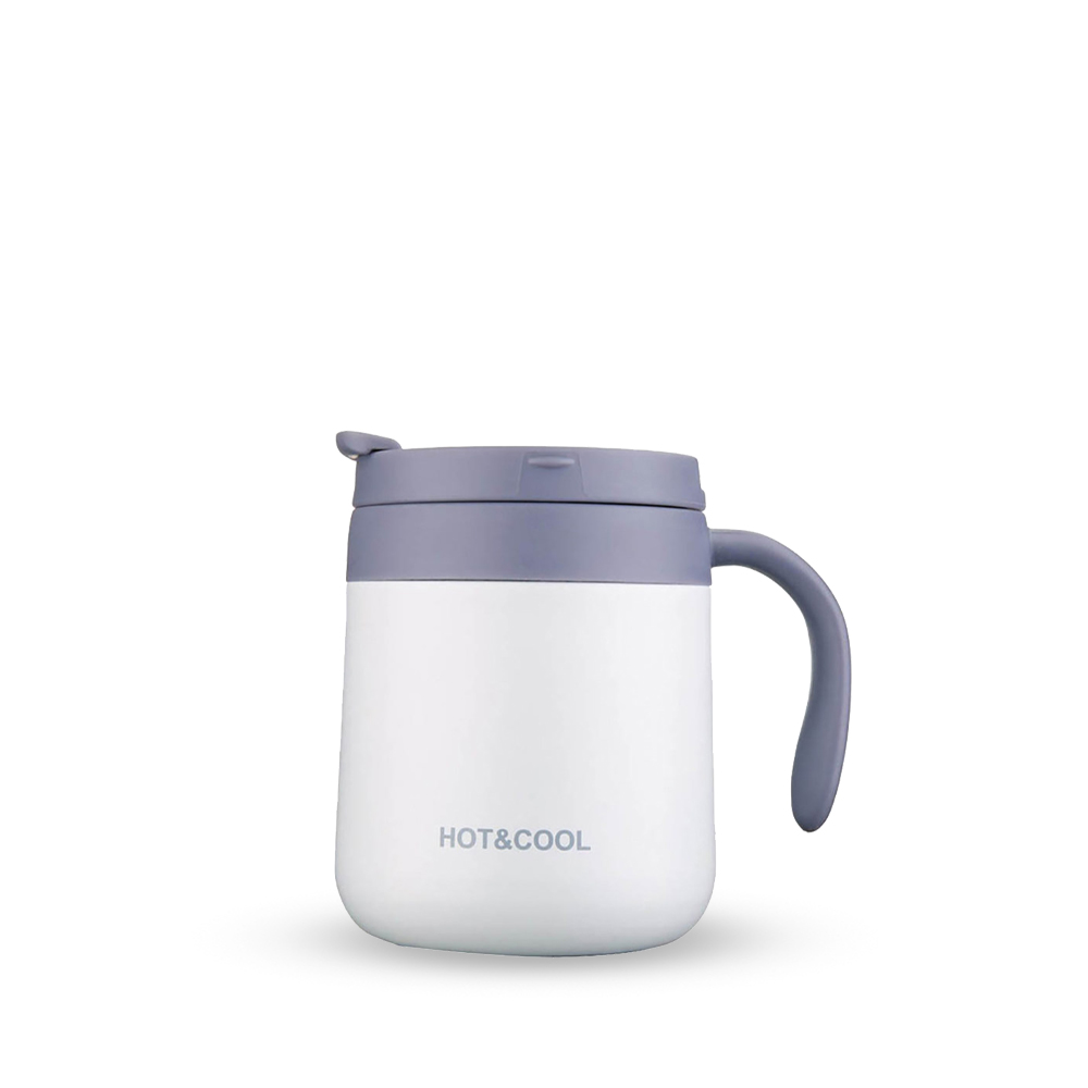 ماگ استیل دبدار سفید