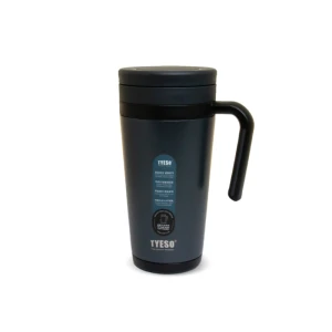 تراول ماگ 500 میل تایسو دسته دار رنگ مشکی TS-8839