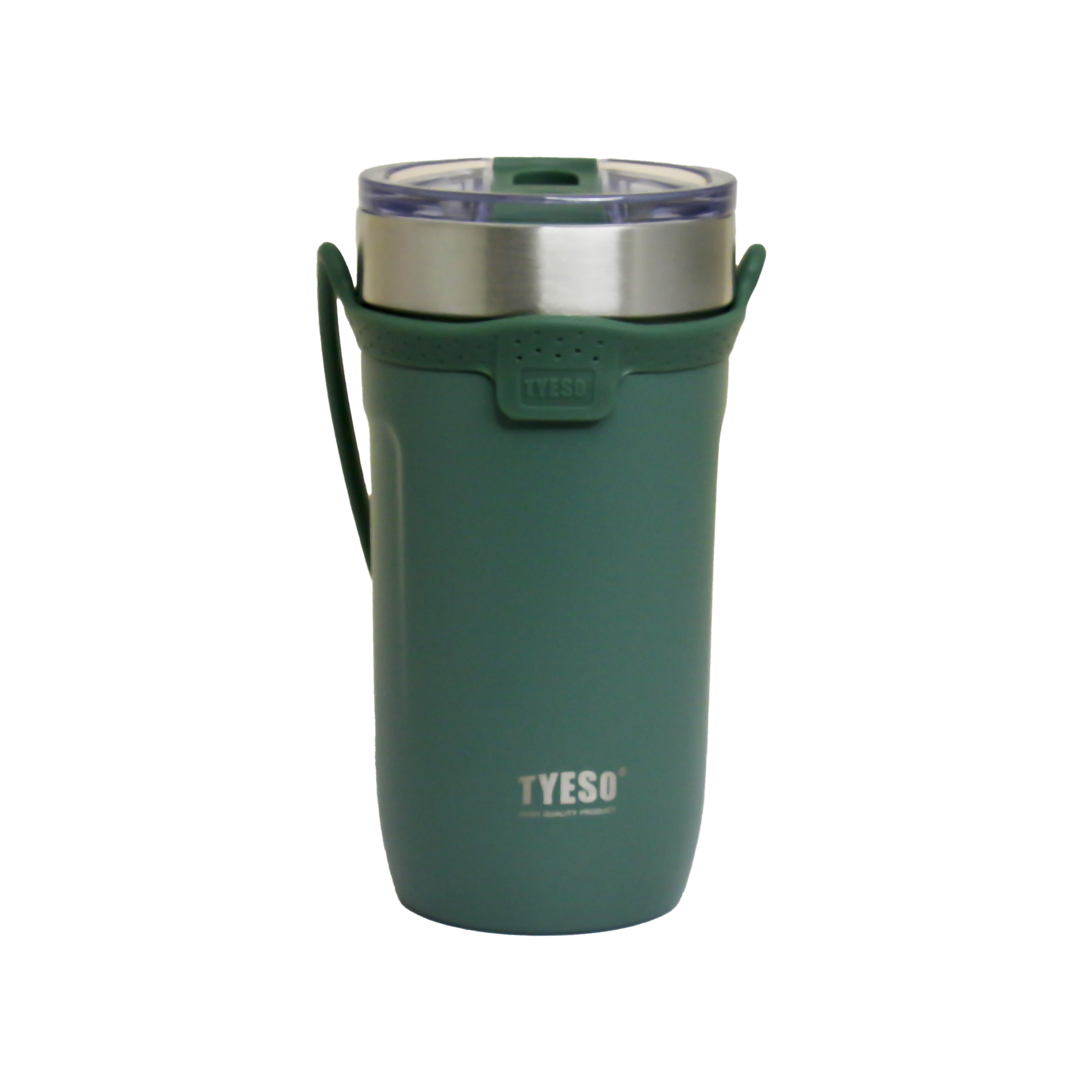 تراول ماگ 550 میل تایسو بند سیلیکونی رنگ سبز TS-8766B