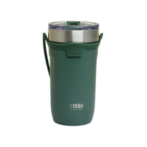 تراول ماگ 550 میل تایسو بند سیلیکونی رنگ سبز TS-8766B