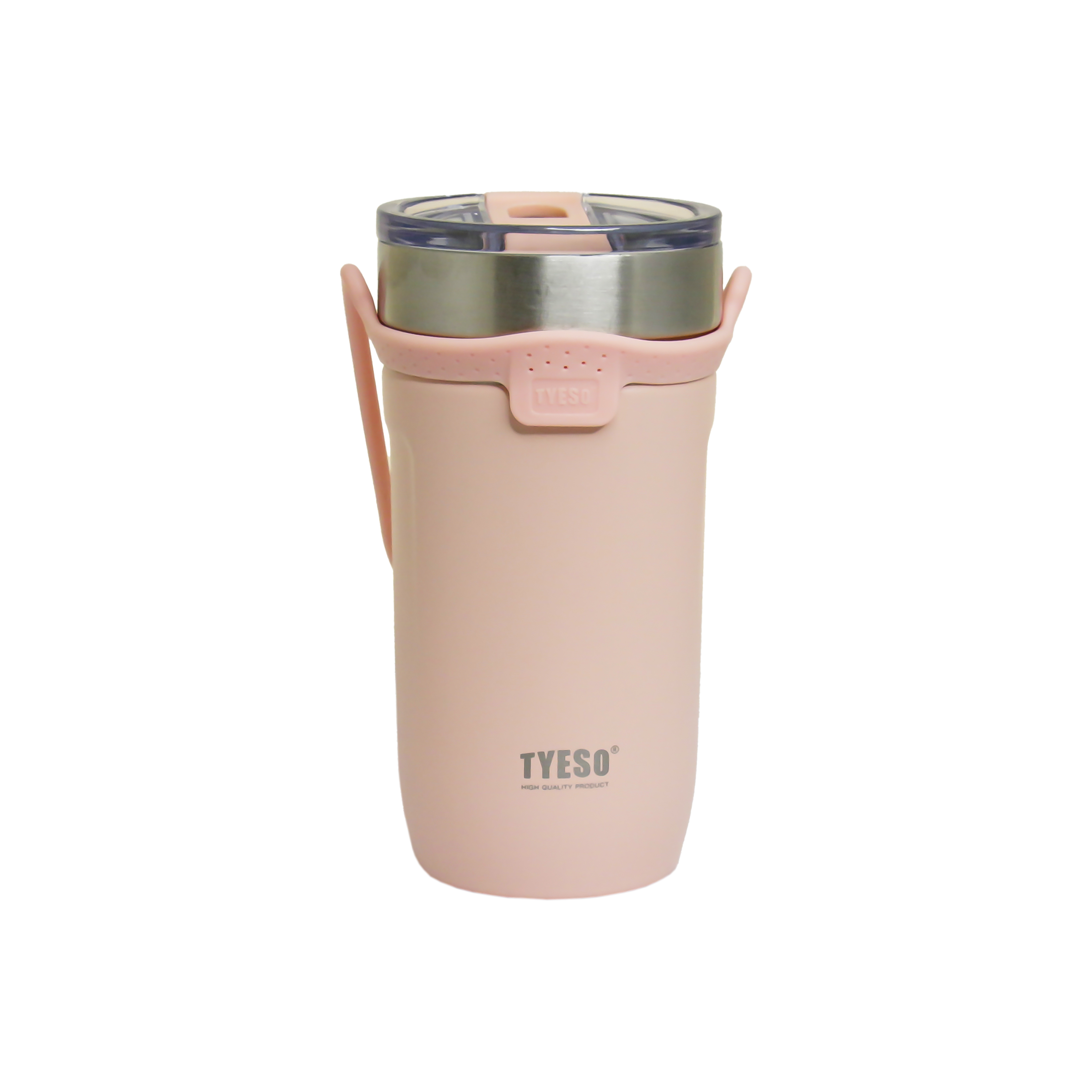 تراول ماگ 550 میل تایسو بند سیلیکونی رنگ نارنجی TS-8766B