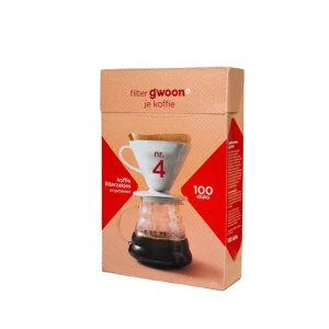 فیلتر g'woon هلند شماره 4 کاغذی کاهی