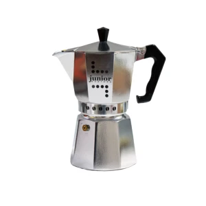 موکا بیالتی Junior 6 نفره ساده استیل نقره ای