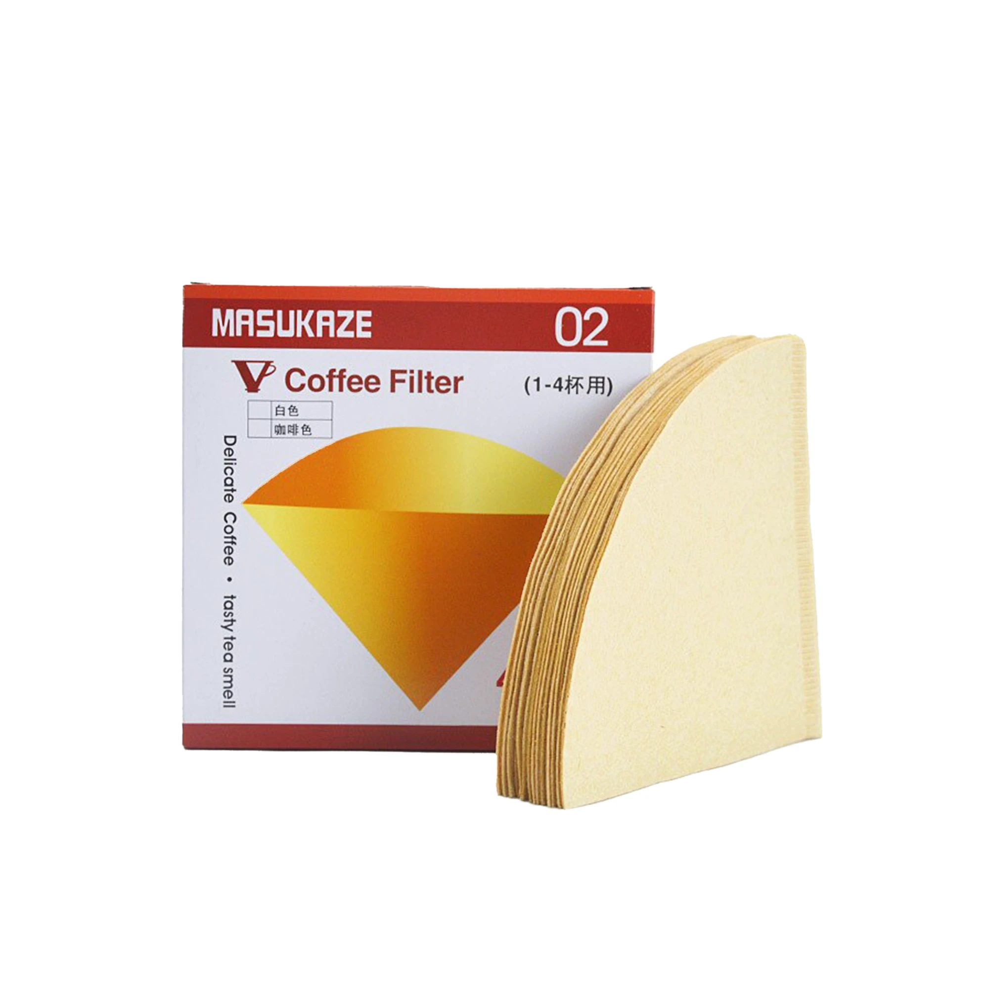 فیلتر v60 کوچک 40 عددی کاغذی کاهی