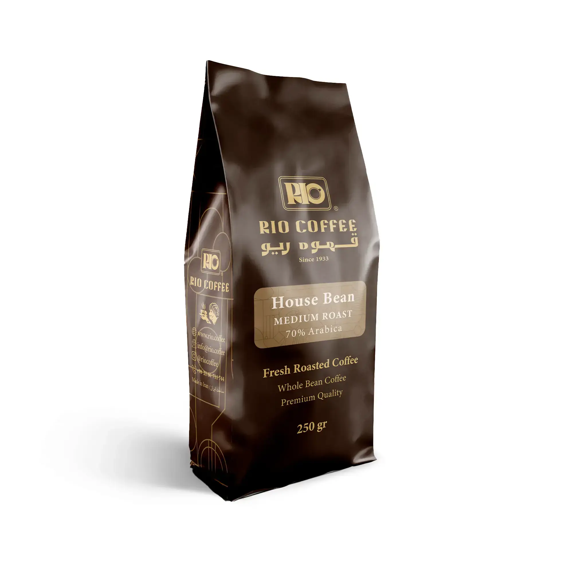 قهوه هاوس بین %70 عربیکا - 250 گرمی