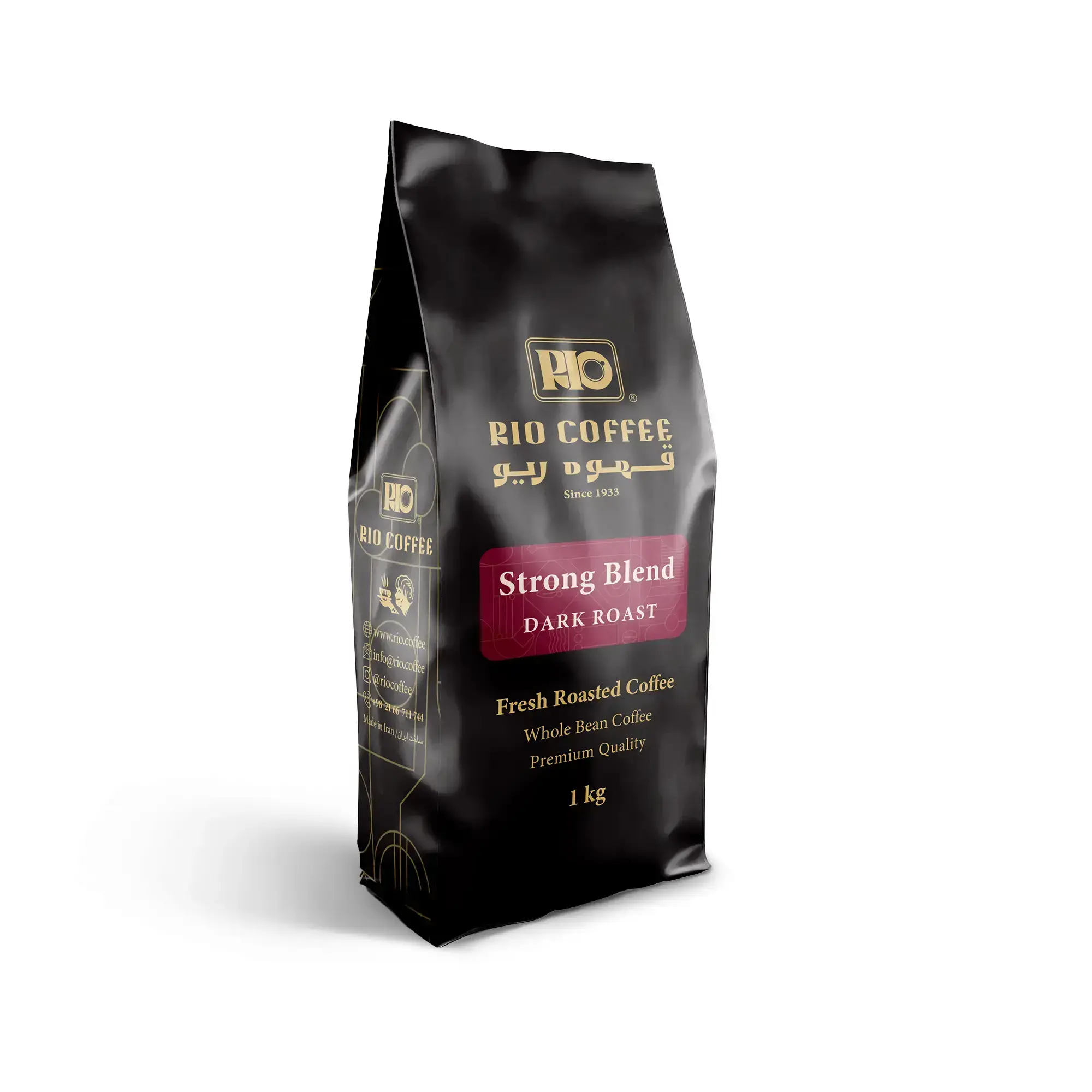 قهوه استرانگ بلند دارک 100% ربوستا - 1 کیلویی