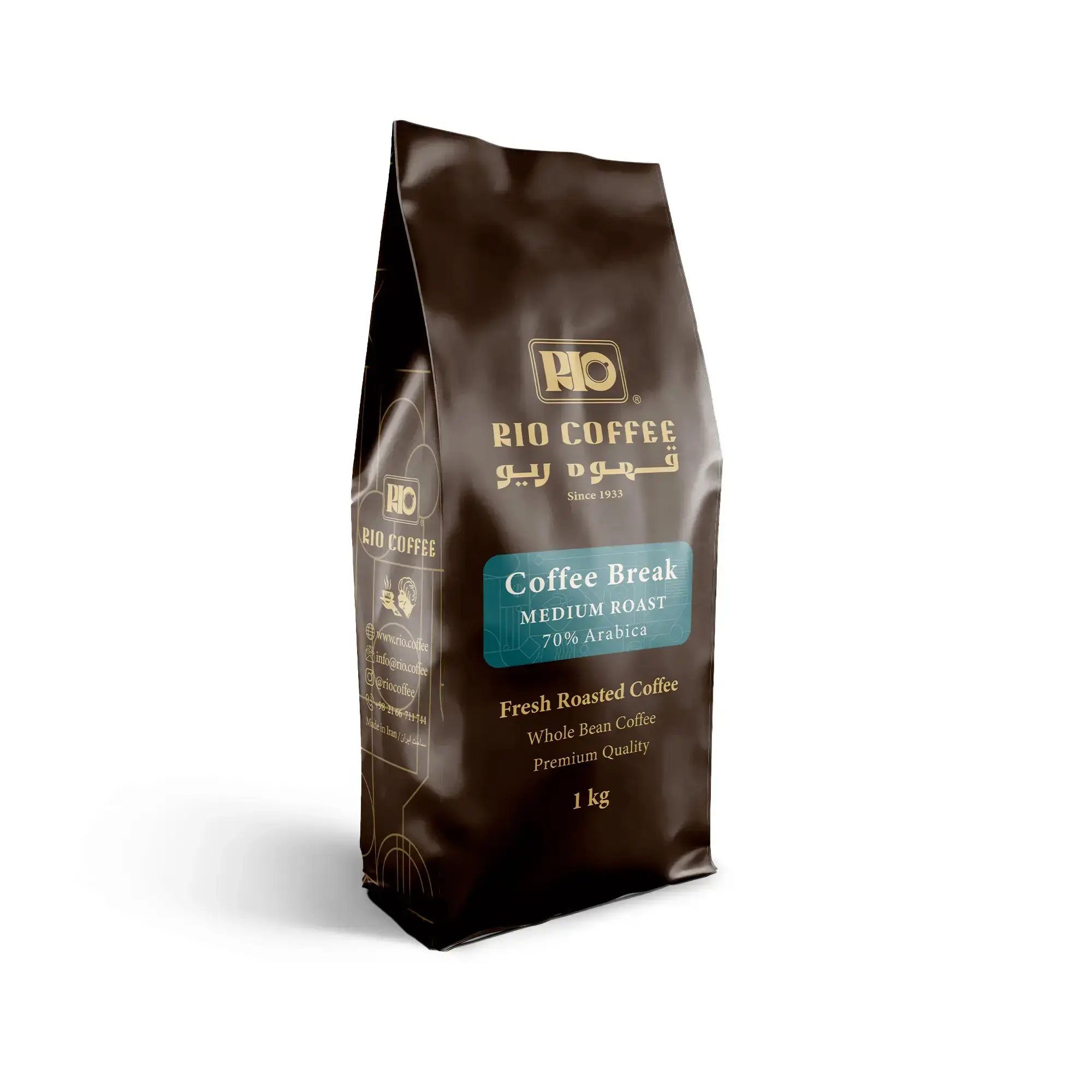 قهوه کافی بریک %70 عربیکا - 1کیلویی