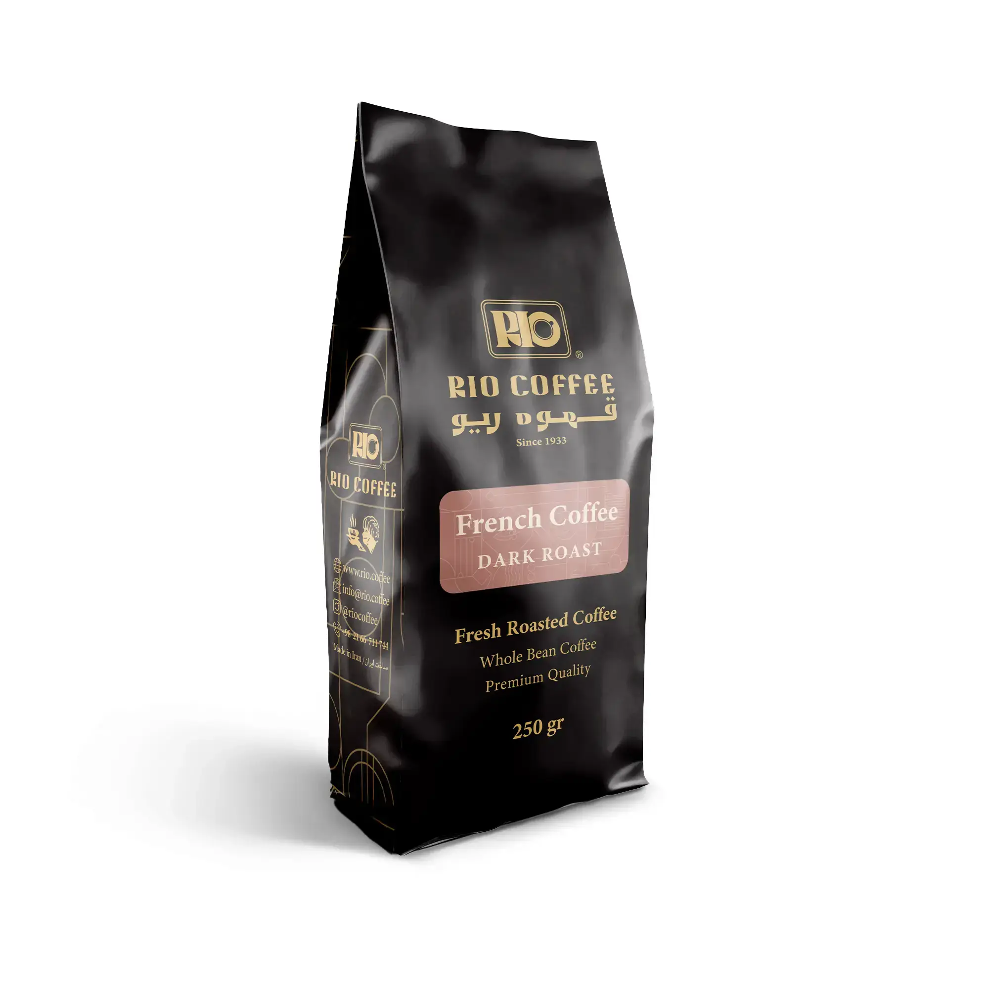 قهوه فرانسه فرنچ کافی دارک 40% عربیکا - 250 گرمی