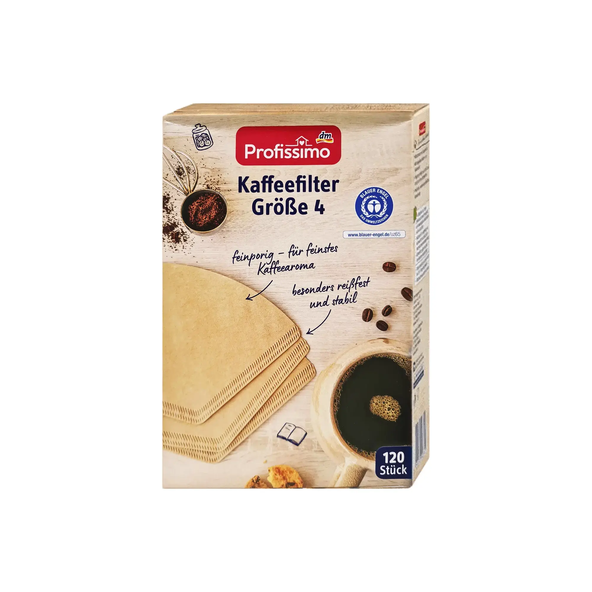 فیلتر کافی فیلتر شماره 4 کاغذی کاهی