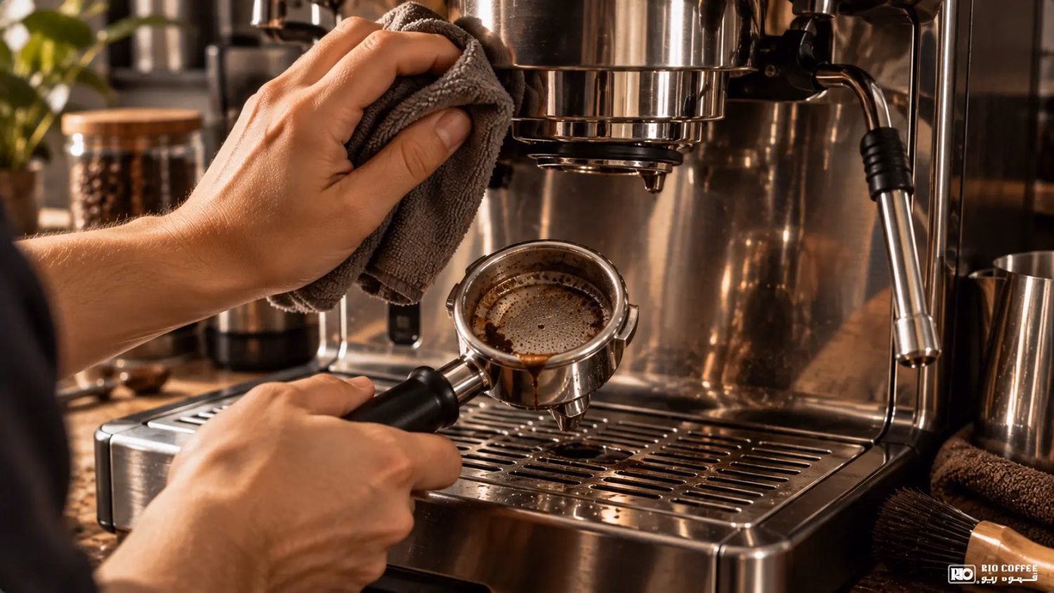 rio-espresso-machine-cleaning-photo-white-logo.webp