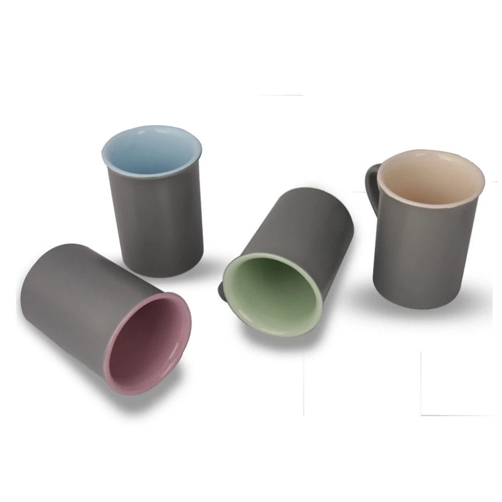Gray Mug Colors 1 - ماگ کرامیکا استوانه ای
